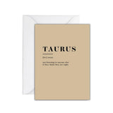 Greeting Card Zodiac Sign | Libra