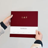 Guestbook | Dark Red