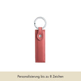 Schlüsselanhänger Classic | Misty Rose & Silber - Personalisierter Schlüsselanhänger - Rosa & Silber| MERSOR