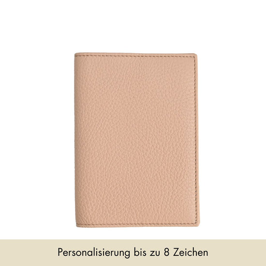 Passport Cover Grained Leather | Beige