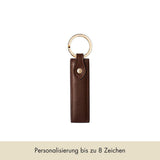 Schlüsselanhänger Classic | Braun & Gold - Individueller Schlüsselanhänger aus Leder - Braun & Gold | MERSOR