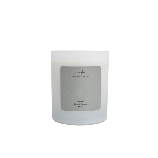 Personalised Scented Candle | Organic Blossom